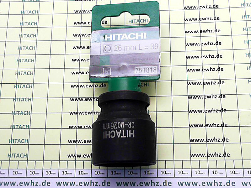 Hitachi Schlagschraubernuss 1/2" / 26mm  751818