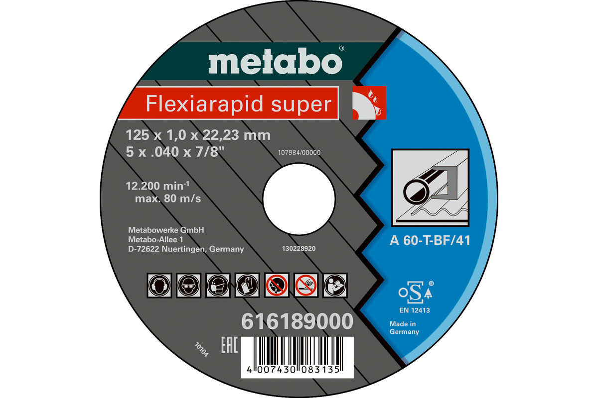 Flexiarapid super 125x1,0x22,23 Stahl