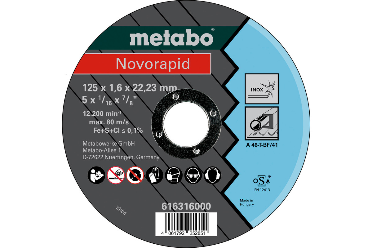 Novorapid 125x1,6x22,23 Inox, TF41