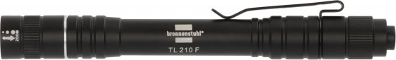 Brennenstuhl Taschenlampe LED LuxPremium TL 210 F/Handlampe mit Batterien und heller Osram-LED (180lm, bis zu 7h Leuchtdauer, fremdkörper- und spritzwassergeschützt IP44)