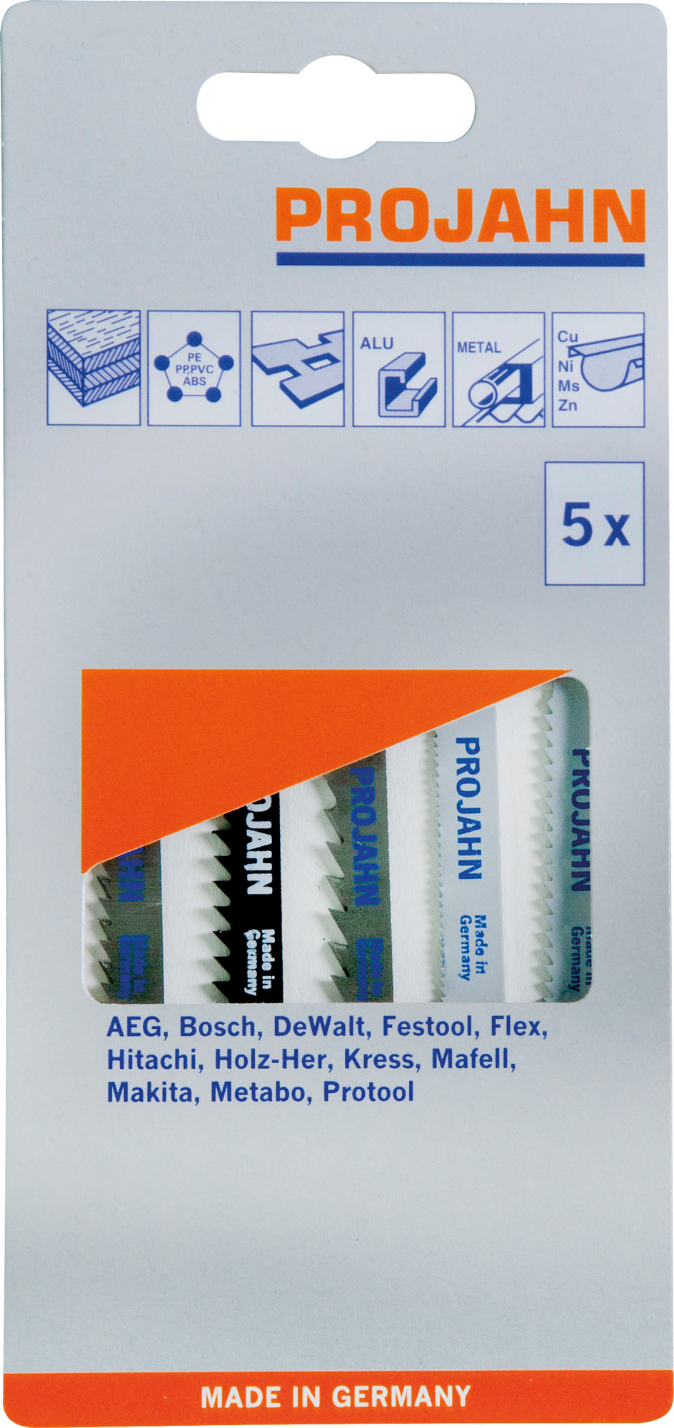 Projahn Sortiment Stichsägeblätter 5tlg. Allround Professional -63008