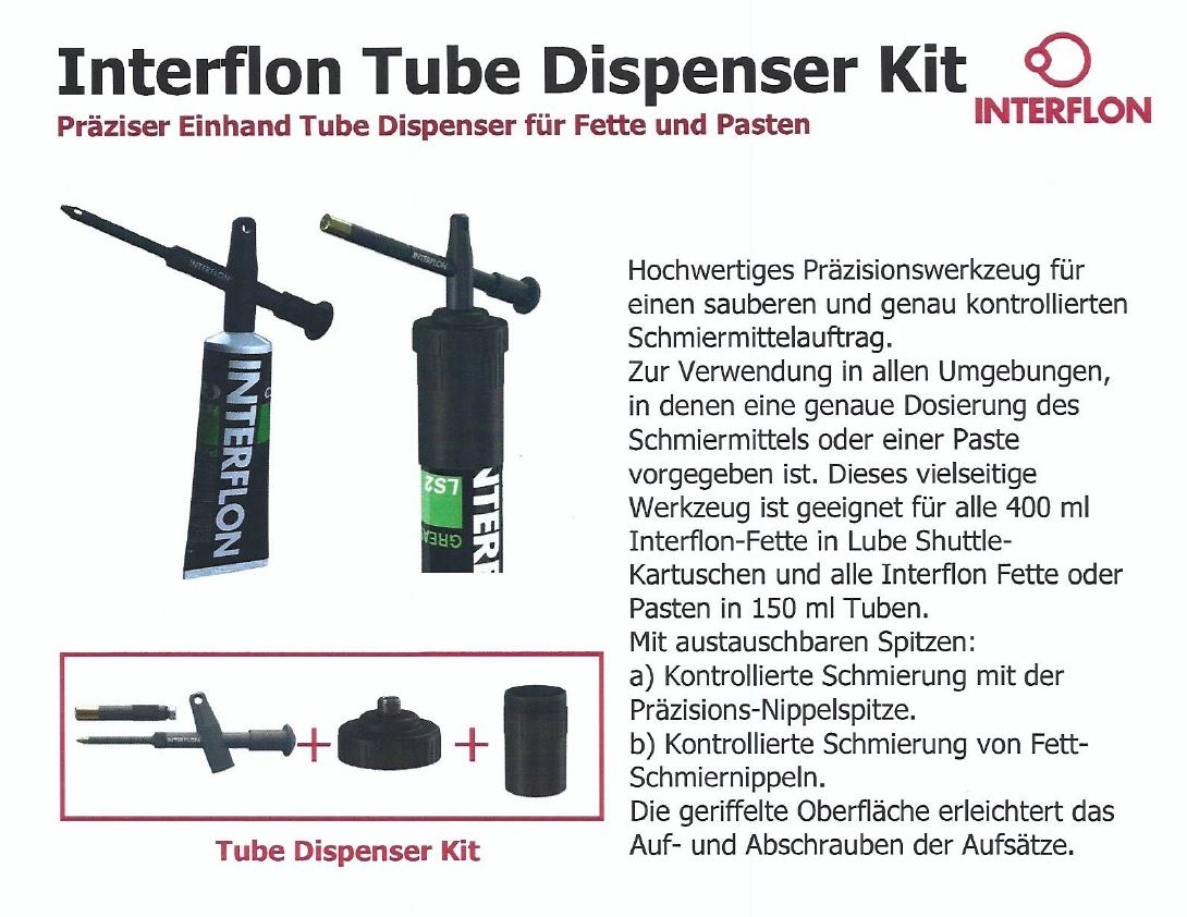 Interflon Fett Dosierer Dispenser Kit / -7407