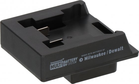 Brennenstuhl Adapter Milwaukee/Dewalt für LED Baustrahler im brennenstuhl® Multi Battery 18V System