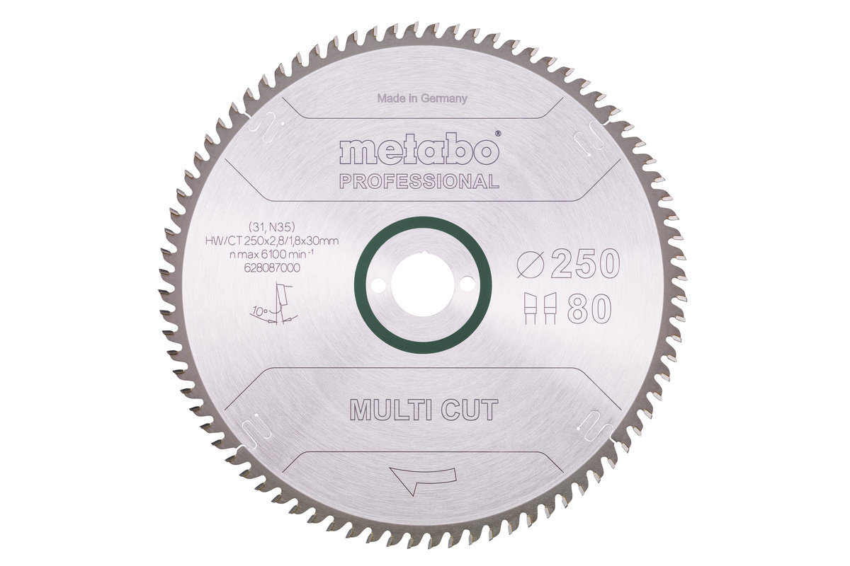 MultiCutProf 250x30 80 WZ 10°