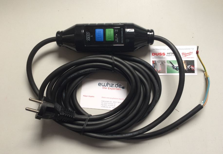 DUSS Kabel mit Stecker (Inland) PRCD -52203