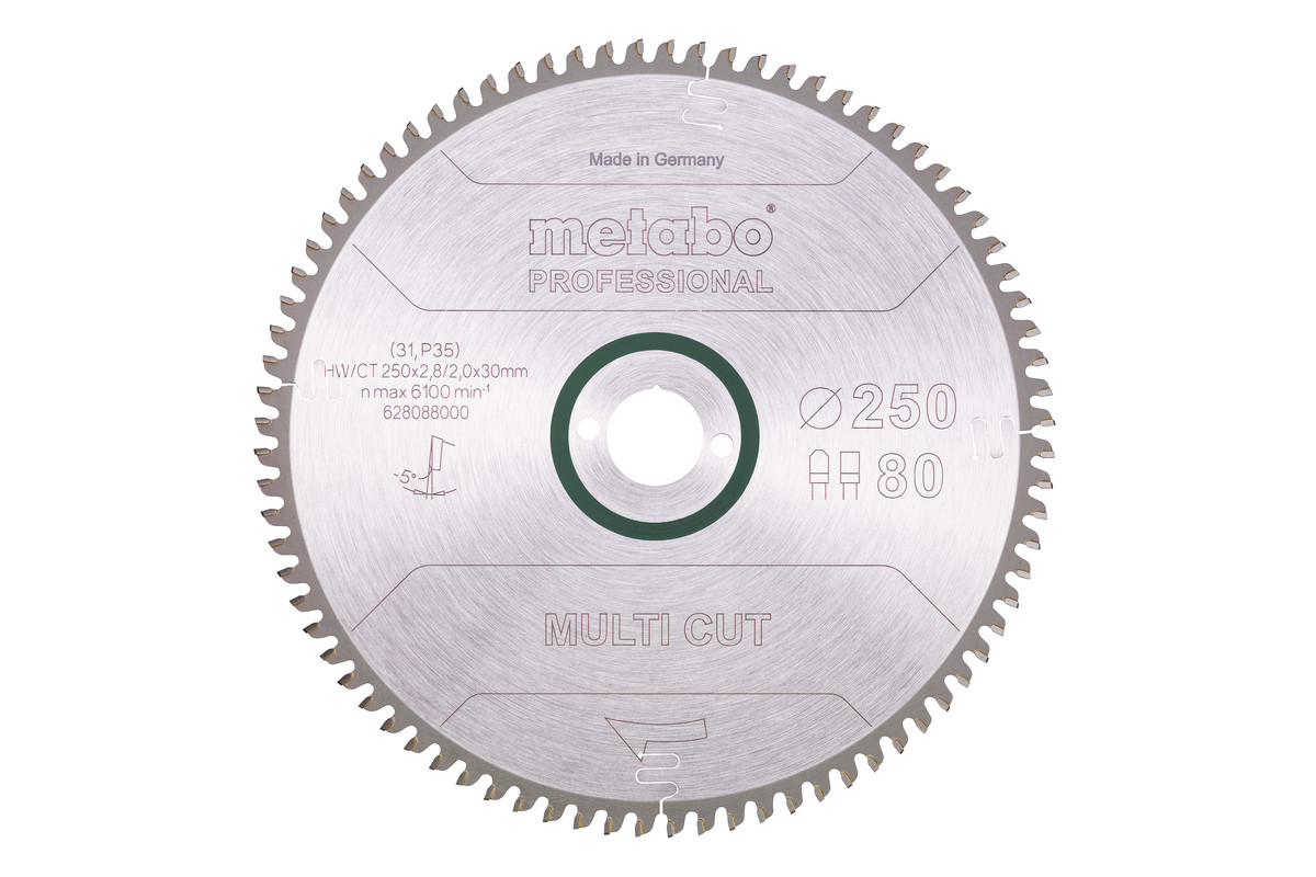 MultiCutProf 250x30 80 FZ/TZ 5° neg