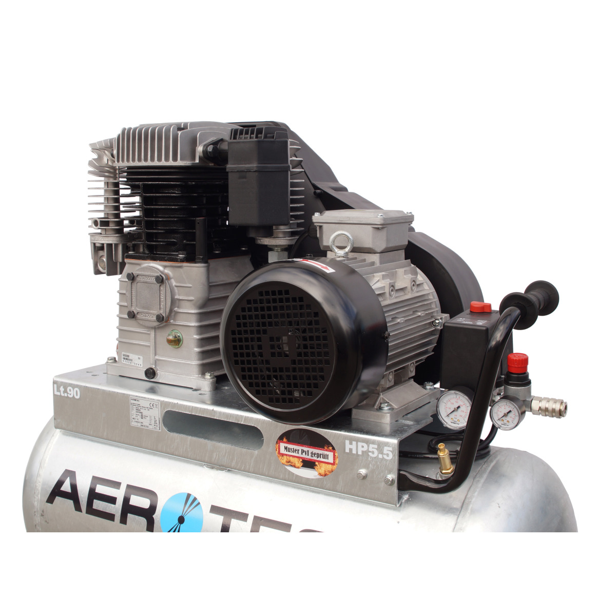 AEROTEC Kolbenkompressor 780-90 Z PRO - 400 V verzinkt - 2005325