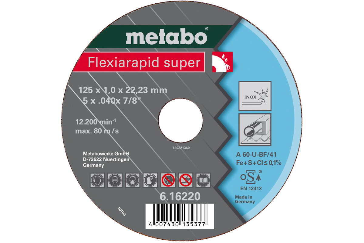 Flexiarapid super 115x1,6x22,23 Inox