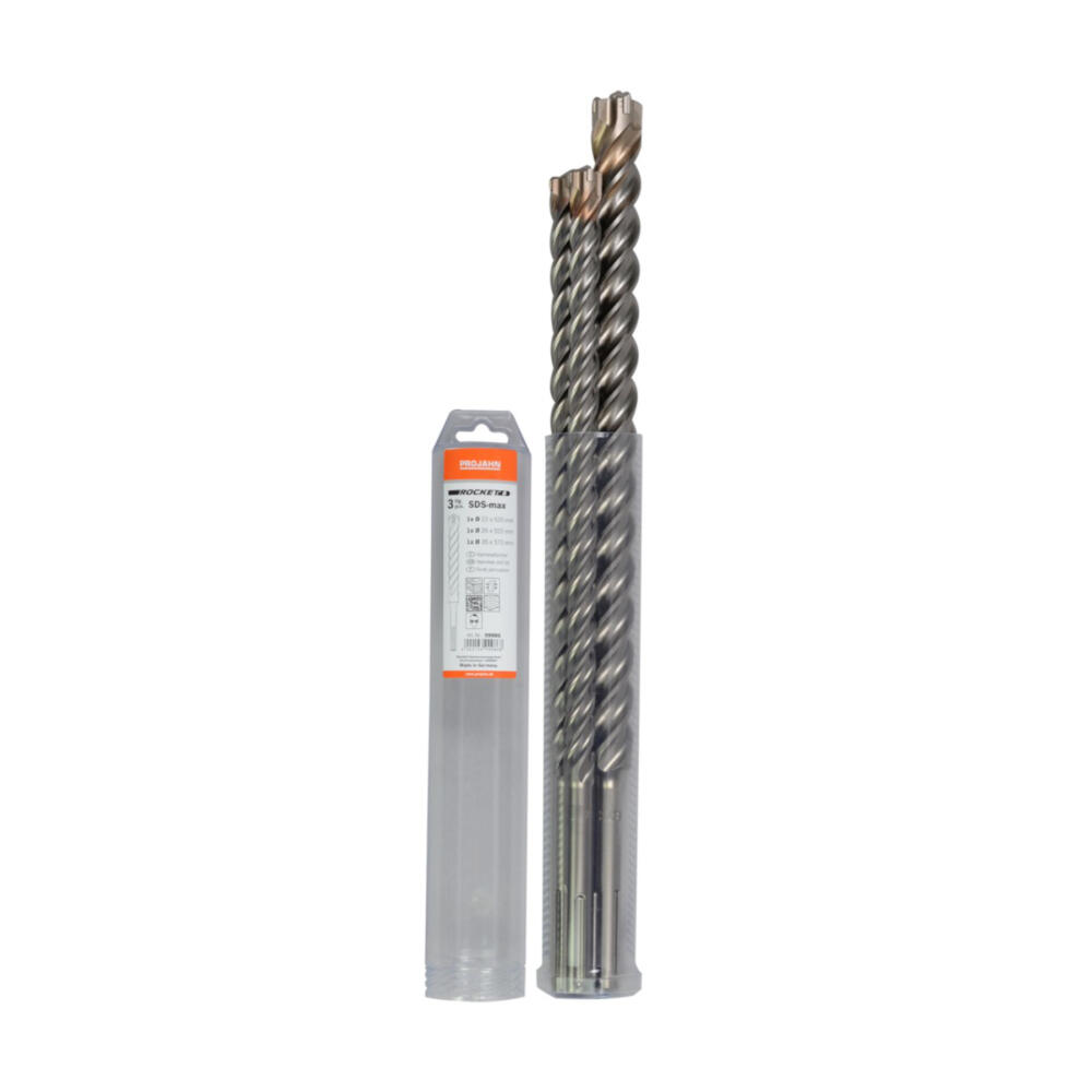 Projahn Hammerbohrer Rocket 5 SDS-max Hammerbohrer-Set 3-tlg.25,26,35 mm Professional -99986