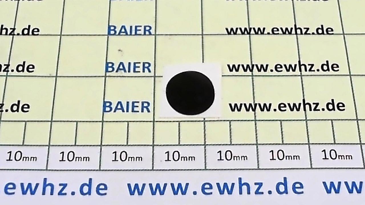 Baier Aufkleber schwarz 10 Radius -59774
