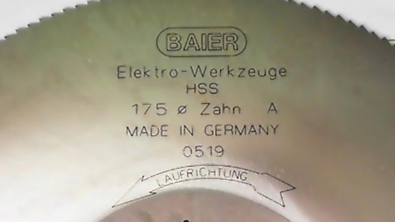 Baier Sägeblatt 175mm Zahn A EHS700  -31112
