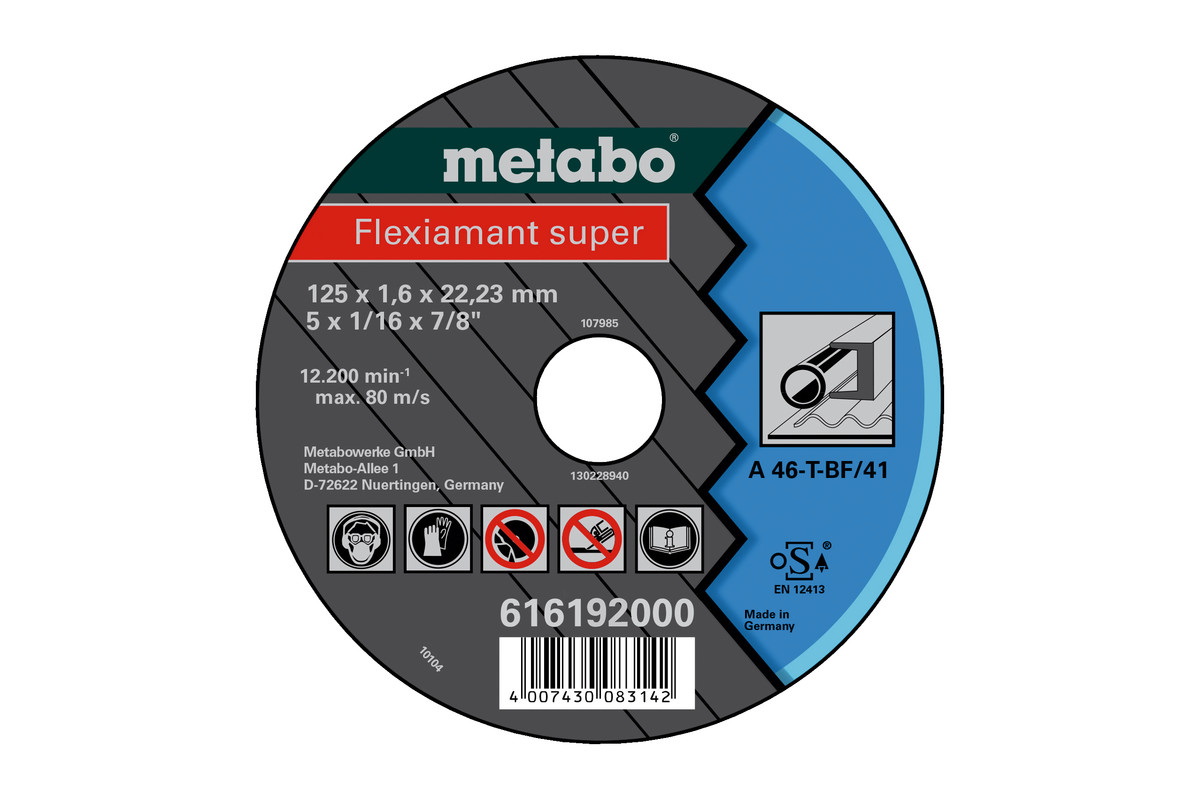 Flexiarapid super 125x1,6x22,23 Stahl