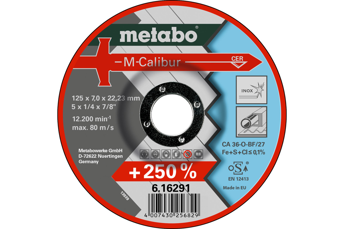 M-Calibur 125x7,0x22,23 mm