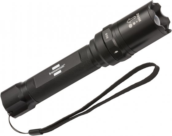 Brennenstuhl LuxPremium Akku-Fokus-Selektor-LED-Taschenlampe TL 400 AFS IP44 (helle CREE-LED, 430 lm, fokussierbar, strobe-Modus, max. Leuchtdauer 13 h, aufladbar über USB)