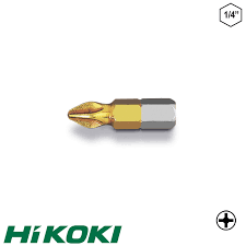 Hikoki Bits Proline 1/4 Zoll Philips TiN Bit 3 - 25 mm 3 Stück / -752262