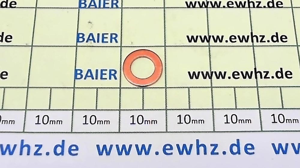 Baier Cu-Dichtring Form A5x9x1mm -21154