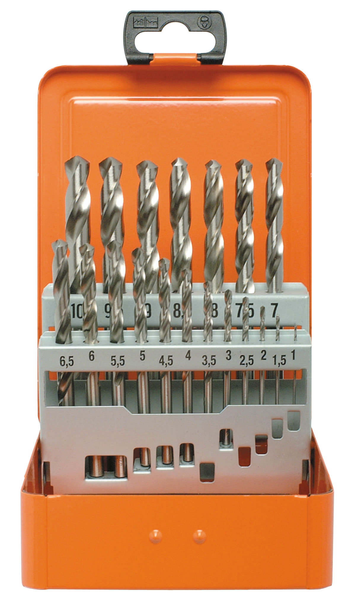 Projahn Bohrerkassette HSS-G 19 - tlg 1-10/0,5 mm ECO -Plus / -60315