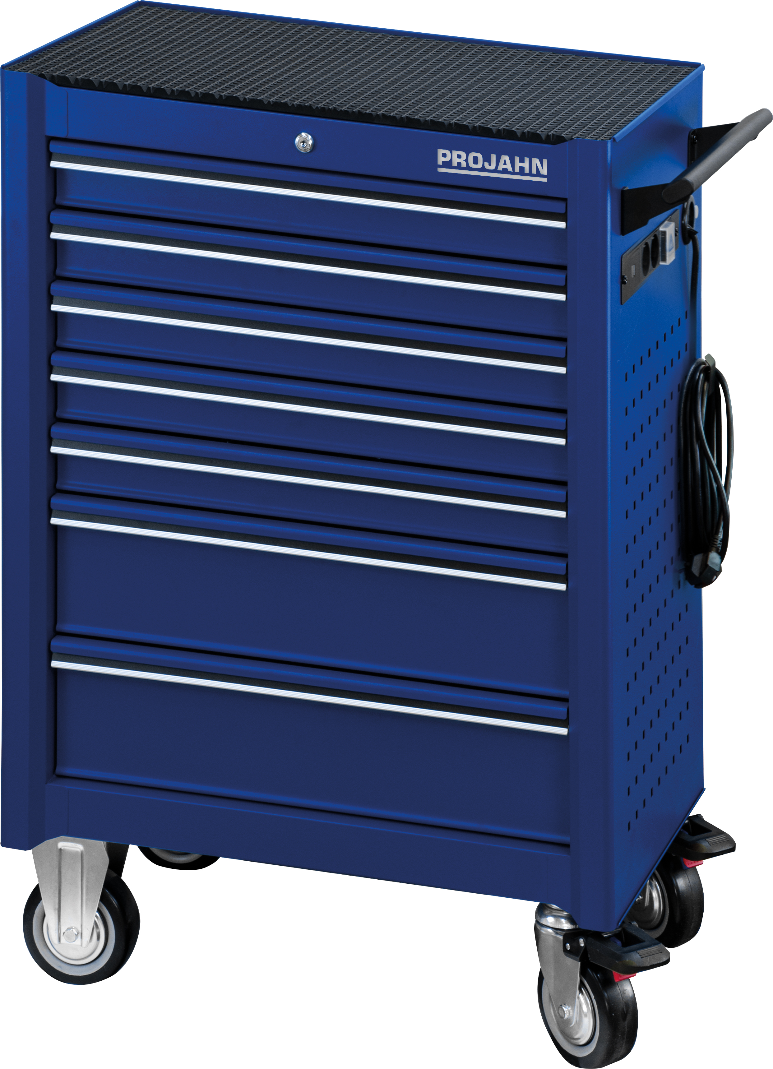 Projahn UNIVERSE E-Power Werkstattwagen mit Elektroverteiler Blau Professional / -6501-51