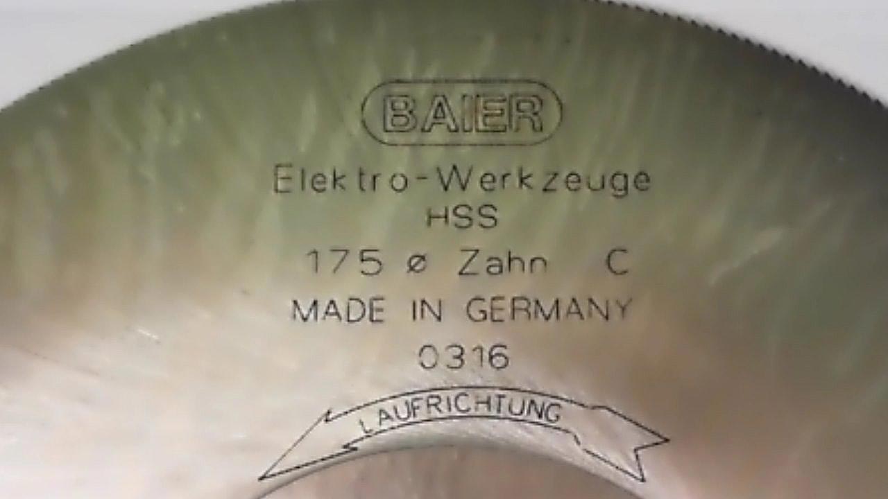 Baier Sägeblatt 175mm Zahn C EHS700 -31138