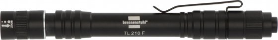 Brennenstuhl Taschenlampe LED LuxPremium TL 210 F/Handlampe mit Batterien und heller Osram-LED (180lm, bis zu 7h Leuchtdauer, fremdkörper- und spritzwassergeschützt IP44)