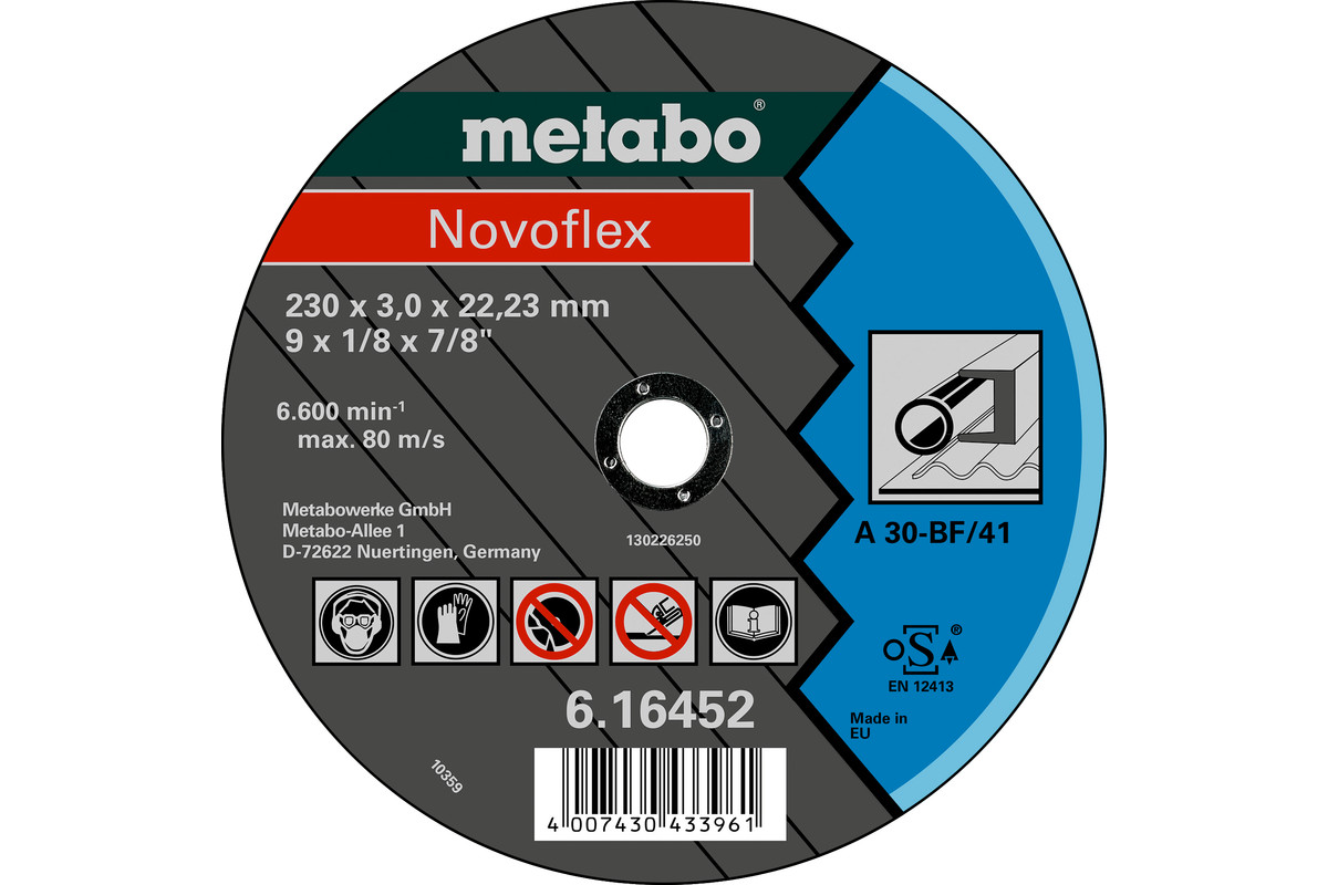 Novoflex 115x3,0x22,2 Stahl