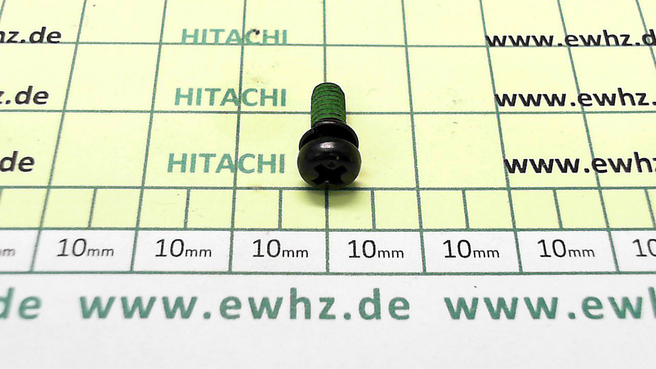 Hitachi Kopfschraube M4X10 m.Federring selbst - 303255