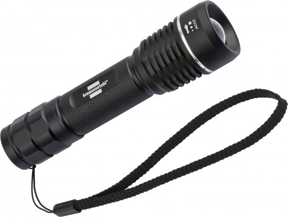 Brennenstuhl LuxPremium Akku-Fokus-LED-Taschenlampe TL 600 AF IP67 (helle CREE-LED, 630 lm, fokussierbar, max. Leuchtdauer 22 h, aufladbar über USB)
