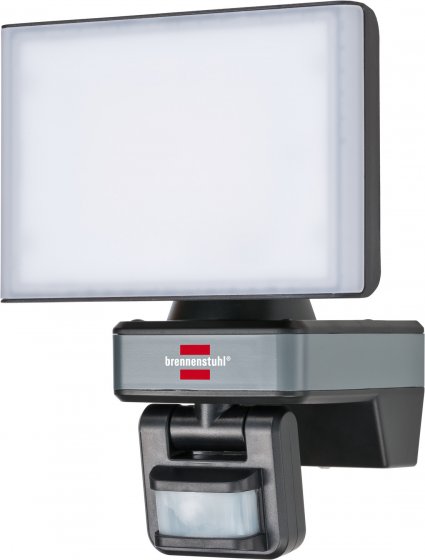 Brennenstuhl brennenstuhl®Connect WiFi LED Strahler WF 2050 P (LED Außenstrahler zur Wandmontage 20W, 2400lm, IP54, diverse Lichtfunktionen über App einstellbar, mit Bewegungsmelder)