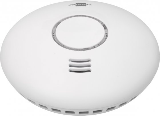 Brennenstuhl brennenstuhl®Connect WiFi Rauch-und Hitzewarnmelder WRHM01 mit App-Benachrichtigung und durchdringendem Alarmsignal 85 Db (WLAN Rauchmelder inklusive 2x Batterien, geprüft nach EN 14604)