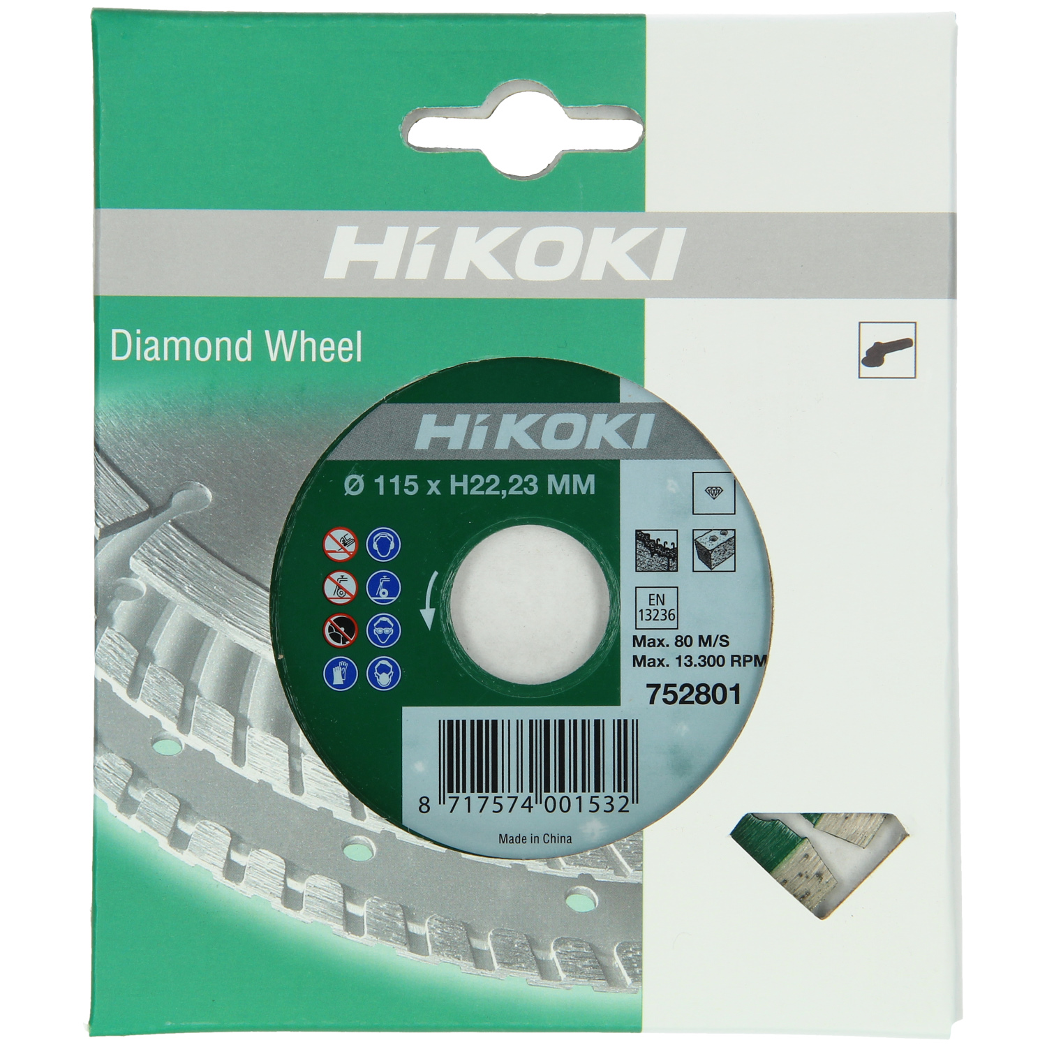 Hitachi Diamantscheibe 115mm -752801