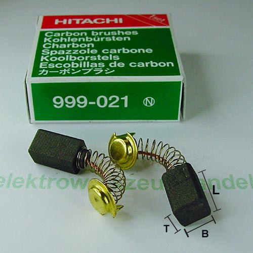 Hitachi Kohlebürste Paar OHNE Sicherheits. - 999021