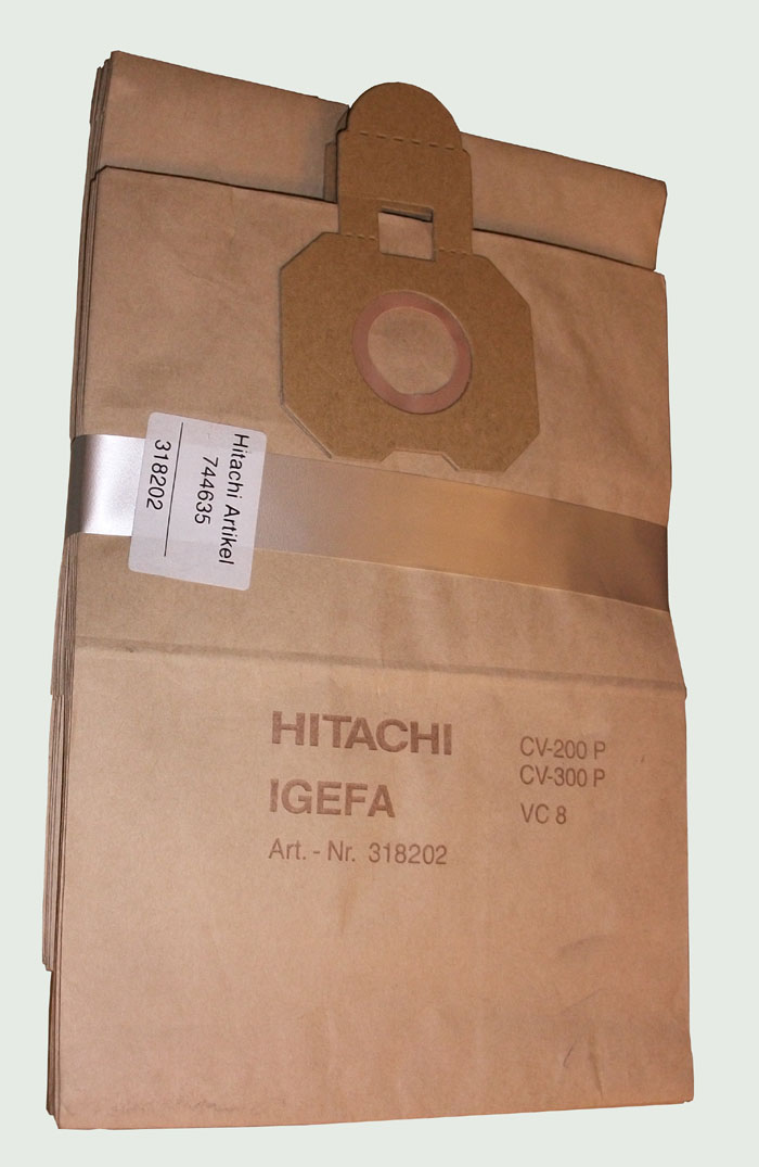 Hitachi Papierfilter (10 St.) für CV100,CV200,CV300 -744635