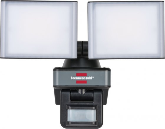 Brennenstuhl brennenstuhl®Connect WiFi LED Duo Strahler WFD 3050 P (LED Außenstrahler 30W, 3500lm, IP54, diverse Lichtfunktionen über App steuerbar, mit Bewegungsmelder)