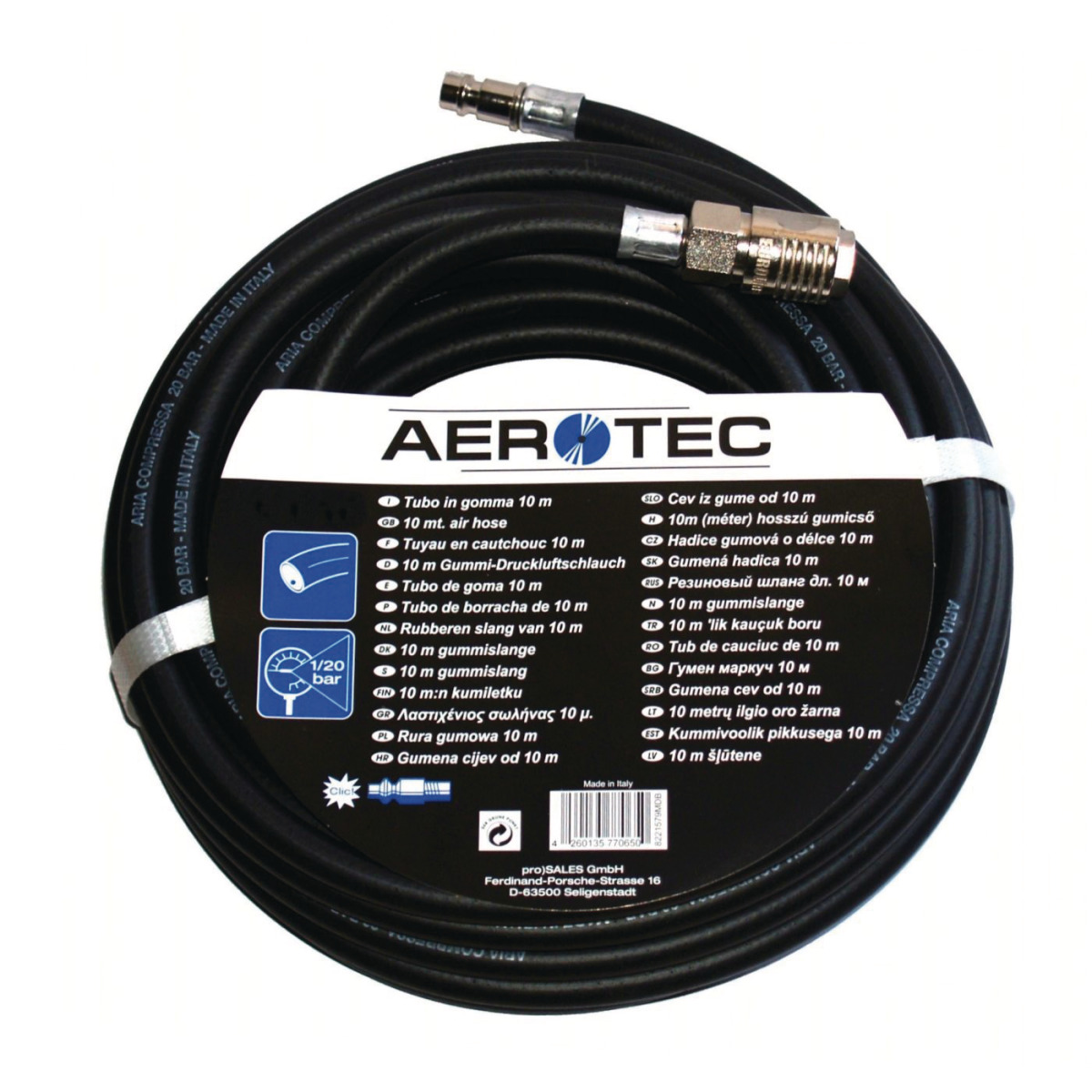 AEROTEC Druckluftschlauch 10 m x 13 mm - 2005745