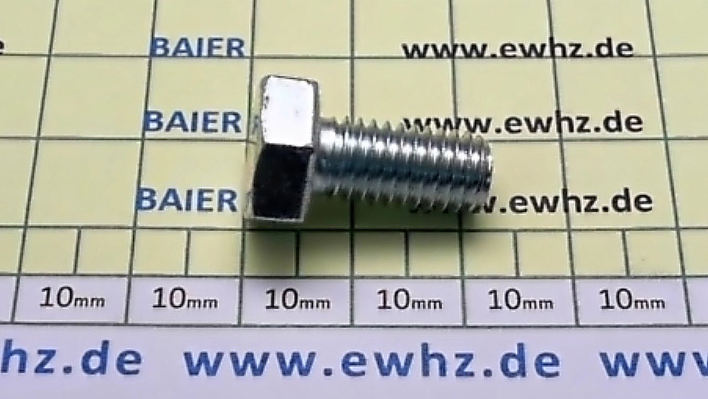 Baier Sechskant-Schraube M8x16mm linksgewinde galv. -10983