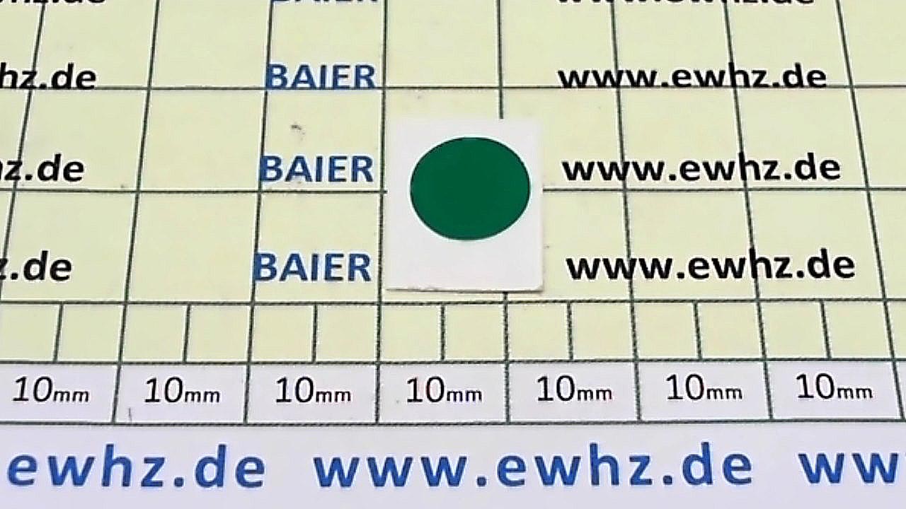 Baier Aufkleber Grün 10 Radius -59782