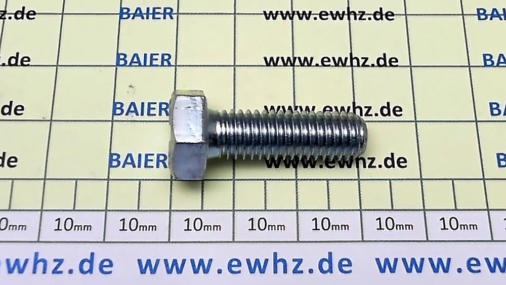 Baier Sechskant-Schraube M8x25 DIN933 galv. -11528