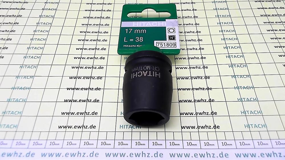 Hitachi Schlagschraubernuss 1/2" / 17mm  751809