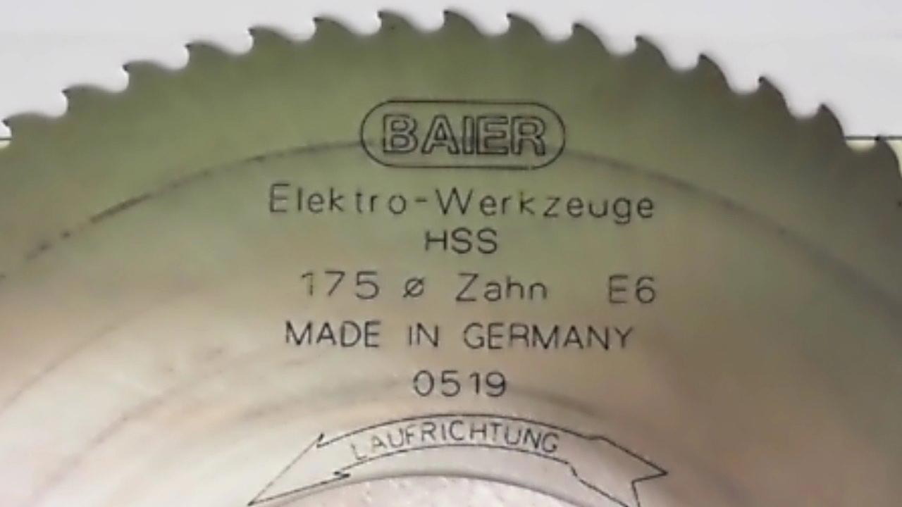 Baier Sägeblatt 175mm Zahn E6 EHS700 -31161