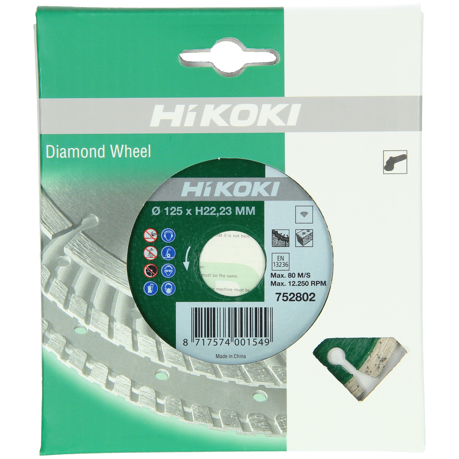 Hitachi Diamantscheibe 125mm -752802